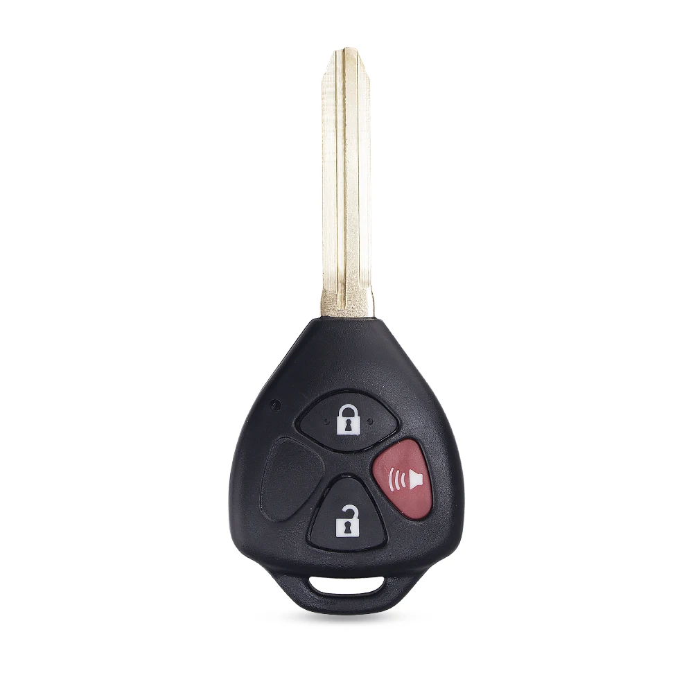 KEYYOU 50 шт./лот Замена Брелок неразъемный дистанционный ключ чехол для Toyota RAV4 Yaris Venza Scion TC xA/ВБ/xC 2/3/4 кнопки - Количество кнопок: 3 Buttons