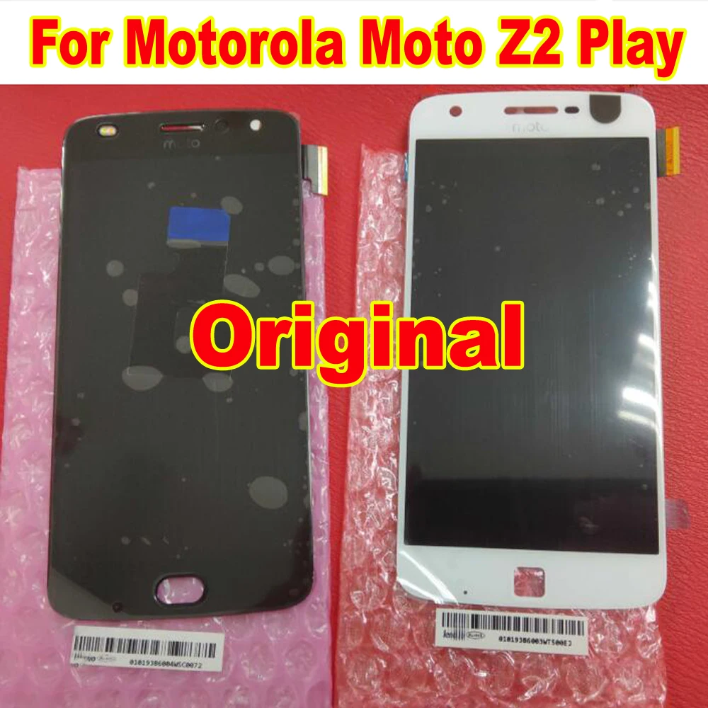 100% Оригинальный ЖК-дисплей для Motorola Moto Z2 Play XT1710 10 Сенсорная панель экран