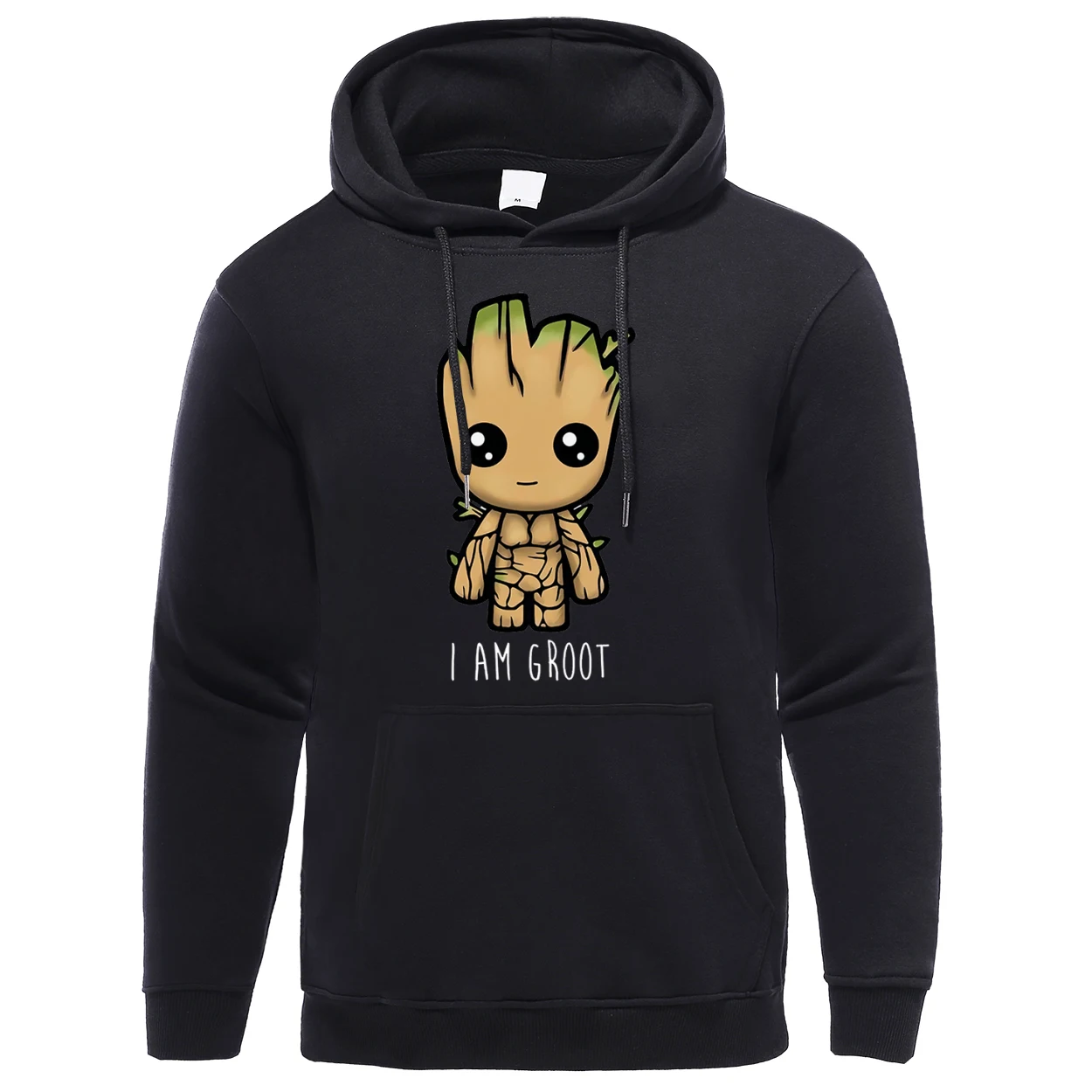 

I AM GROOT Streetwear Men Hoodies New 2020 Spring Winter Funny Print Casual Pullover Hip Hop Long Sleece Fleece Male Sweatshirts