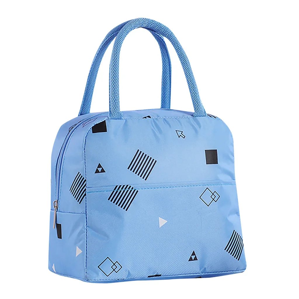 Maison Fabre 1PCs New Fresh Oxford Lunch Bags Insulation Cold Thickened Waterproof  Waterproof  Leisure Bags Cute Tote Bag 904