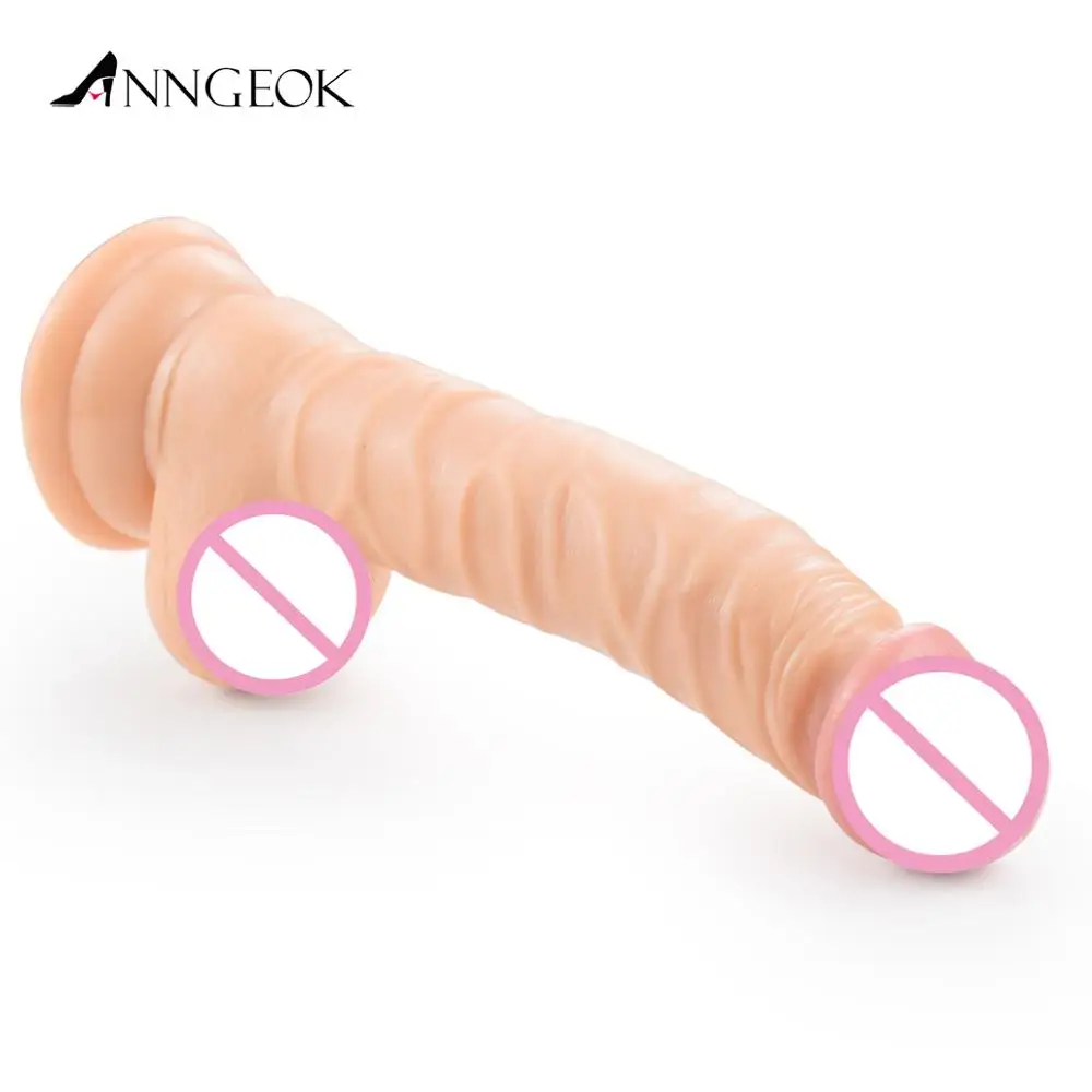 Realistic Humongous Dildo ANNGEOK Premium Sex Machine Attachment for Female Vaginal Sex AN-R1