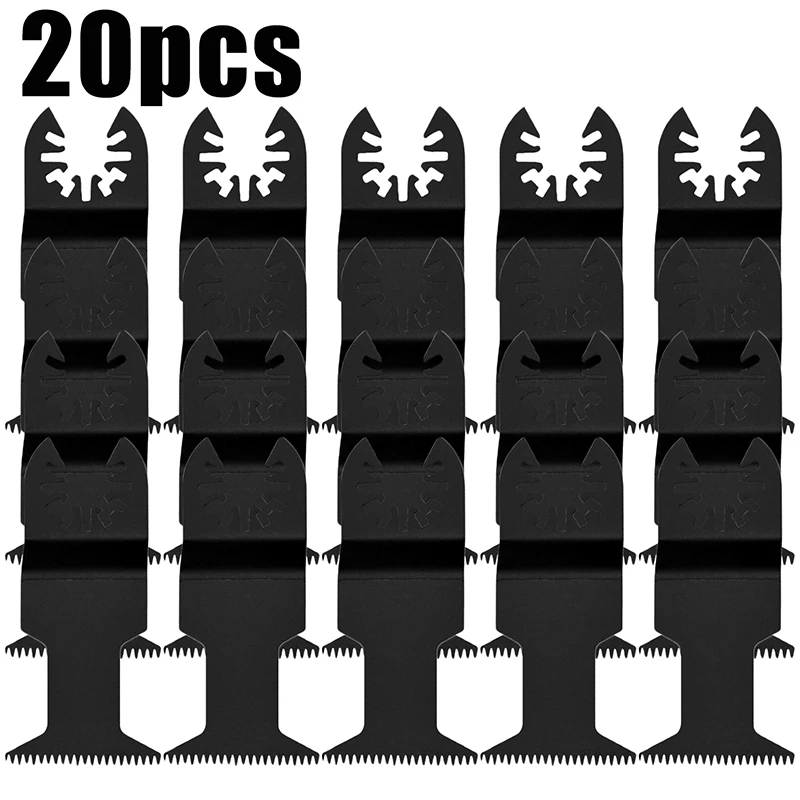 

20 Pcs Multitool Saw Blade1-3 / 4 Inch (44mm) Swing Precision Tooth Oscillating Tool Accessories