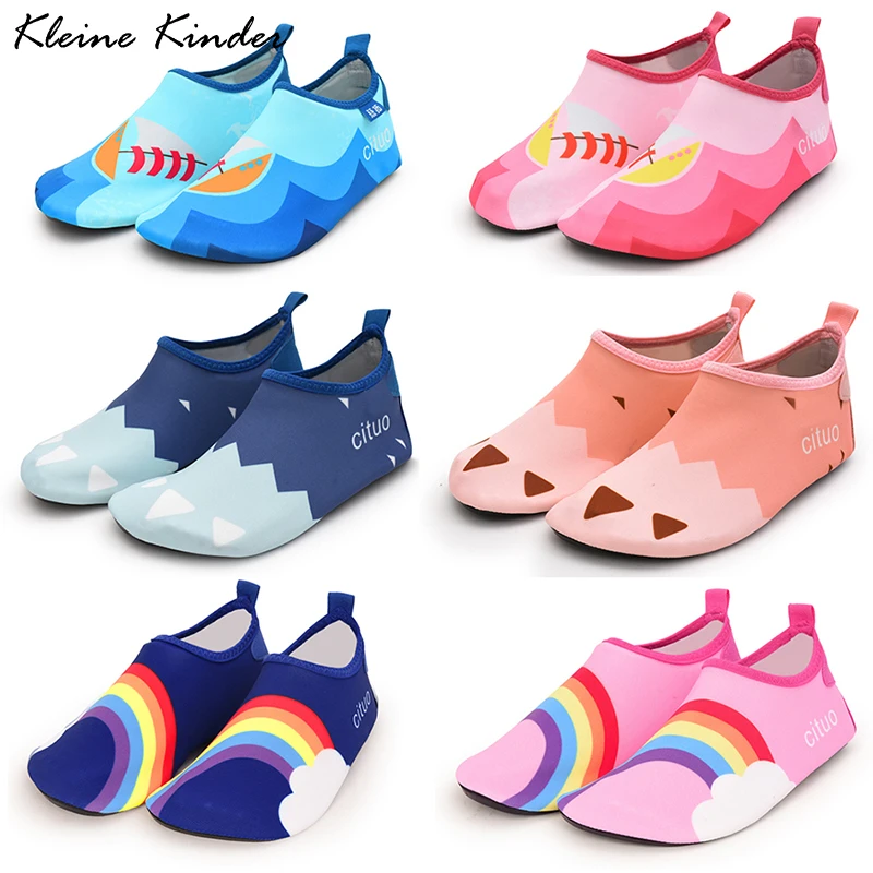 de baño para niños y zapatillas de playa para el agua, piscina, descalzo, Mar|Calzado para río| - AliExpress