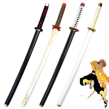 

Pure Wood Sword Devil's Blade Role Playing Animated Weapons Children's Wooden Sword Toys Cos Weapon Wooden Knife Gift 104 Cm