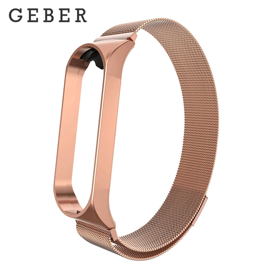 

For Mi Band 3 4 Wrist Strap Metal Bracelet Magnetic Stainless Steel Accessories for Xiaomi Mi Band 4 Strap Miband 3 Wristbands