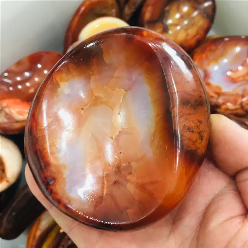 

600-1000g natural crystal Sardonyx ashtray Furnishing articles specimens are used for decorative collections