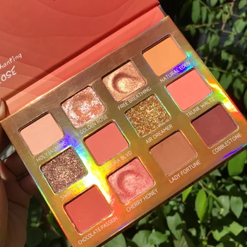 

Original 12/18 Colors Sexy Peach Glitter Eyeshadow Palette Waterproof Makeup Eyeshadow Long Lasting Natural Cosmetics Eye Shadow