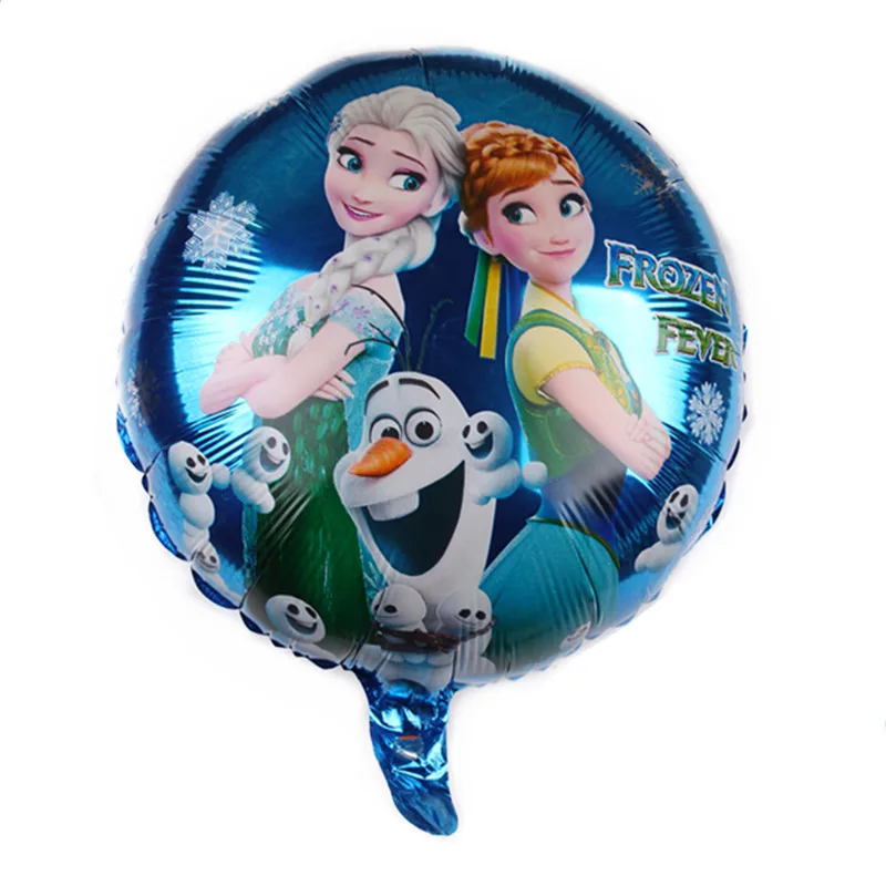 Kawaii disney холодное сердце принцесса Эльза Анна воздушный шарик с изображением Олафа игрушки Замороженные 2 Воздушный шар День Рождения Декор подарок игрушки для детей Девочка 18 дюймов