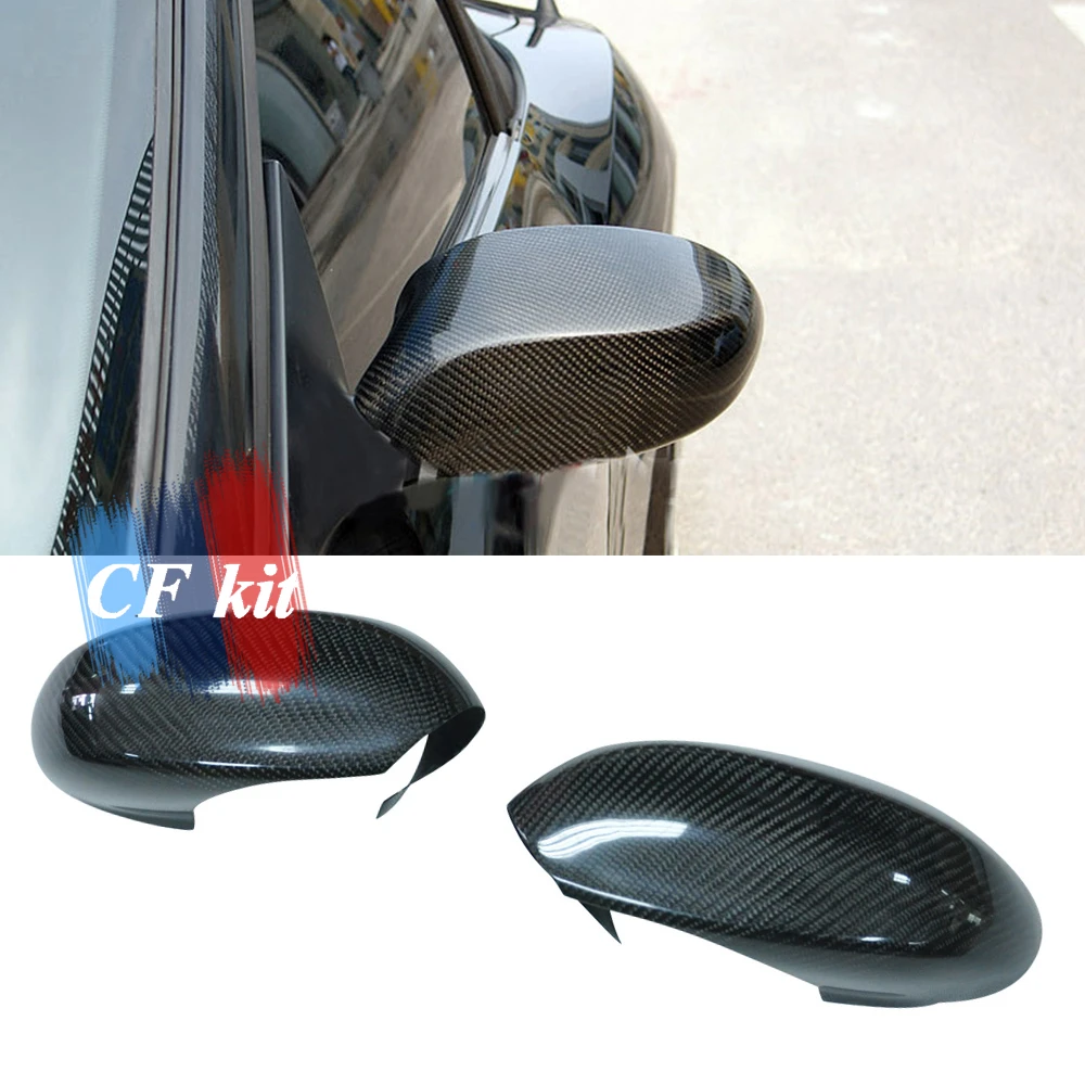 

Real Carbon Fiber Rear View Mirror Cover Stickers For BMW Z4 E85 Mirrors Caps Car Accessiores