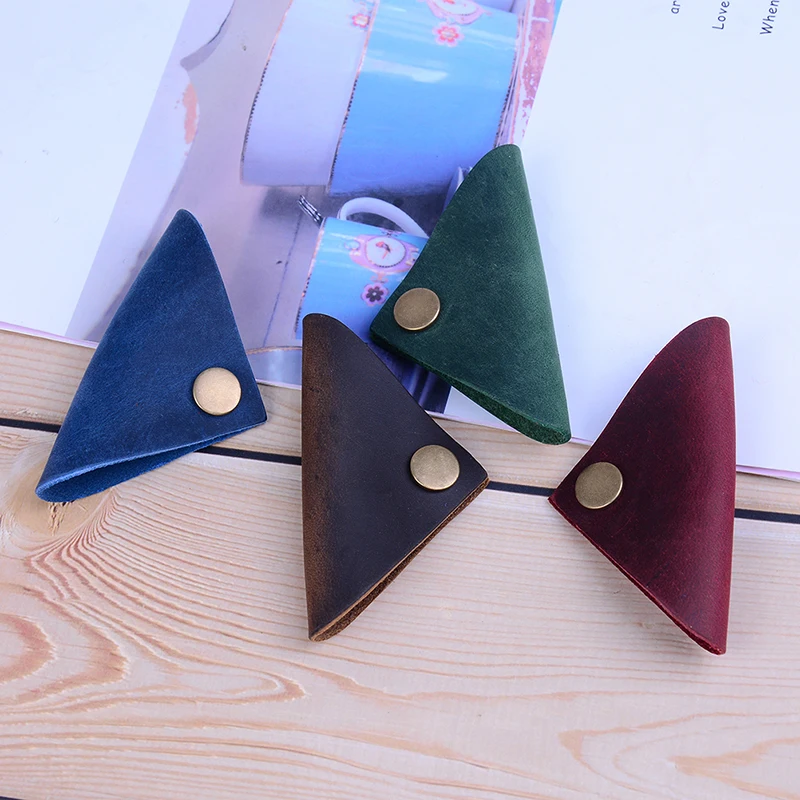 1 шт. кожаный наушник для сматывания кабеля обёрточная бумага ped Cord Line Plug Bobbin зажим для намотки держатель wrap Wire Organizer wirding thread tool