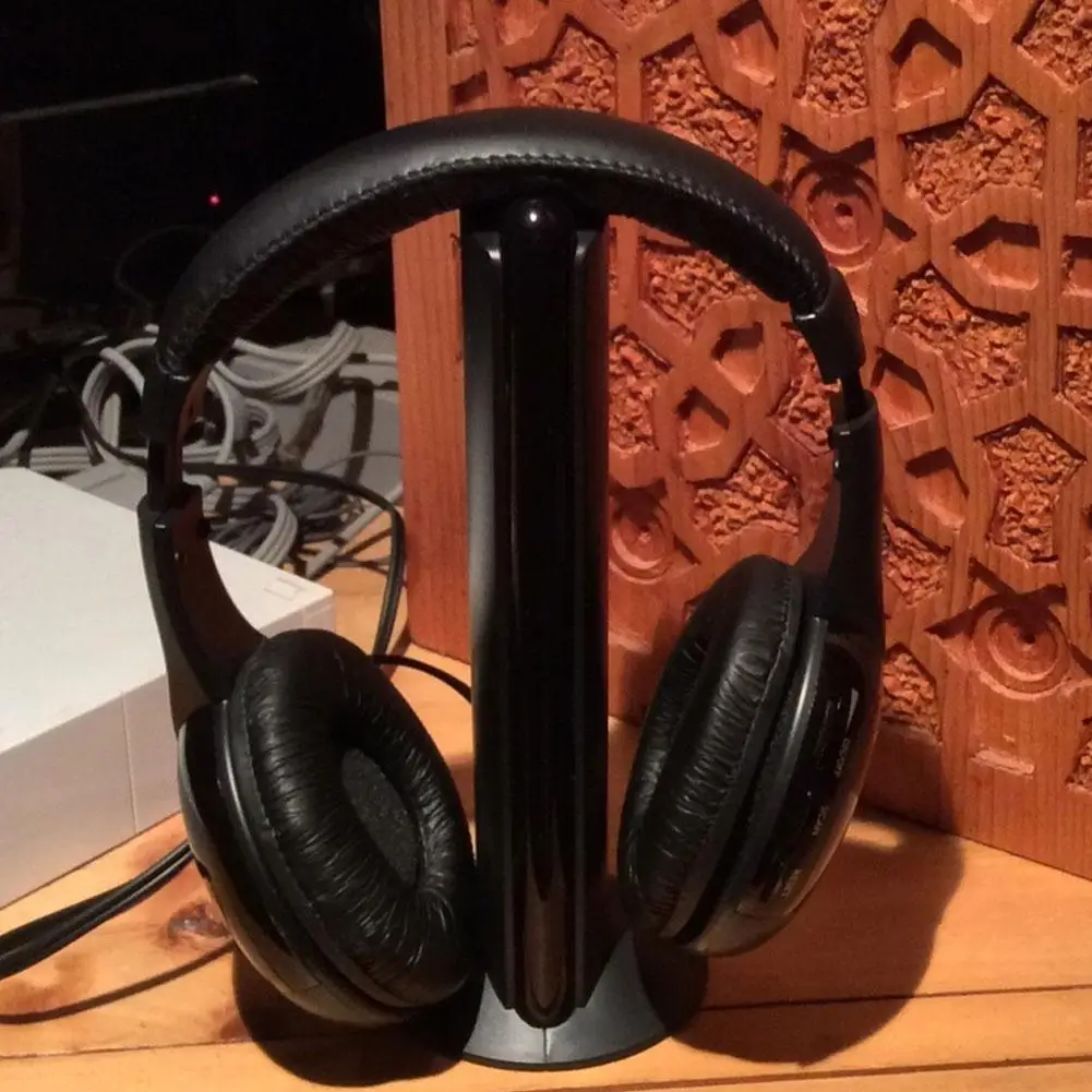5 in 1 Hi-Fi FM Radio Wireless Headphones Headsets for TV DVD MP3 CD MP4 PC | Электроника