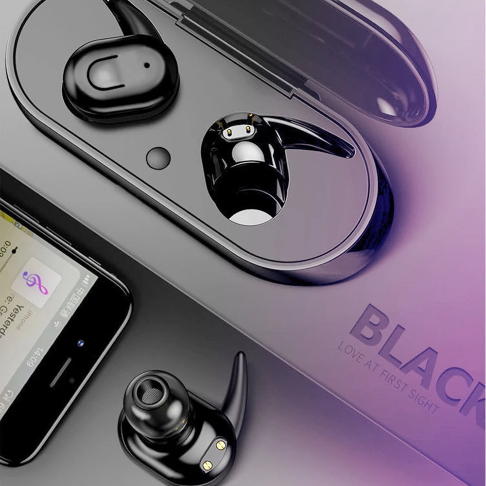 Bluetooth B2 tws 5 0 наушники беспроводные стерео спортивные гарнитура с микрофоном