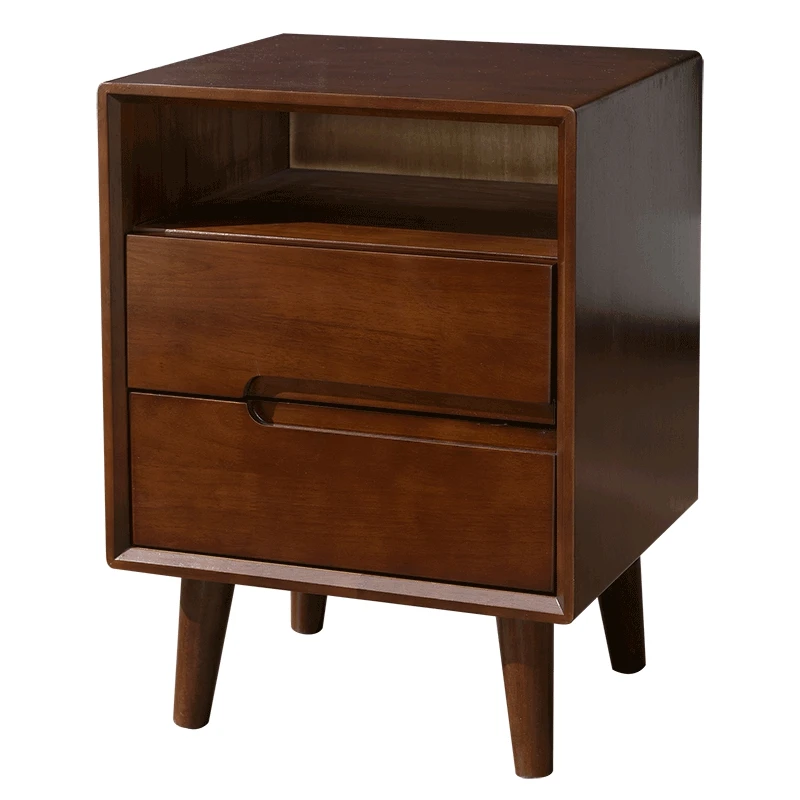 

All solid wood bedside table light luxury simple bedside small cabinet Nordic economy bedroom simple locker