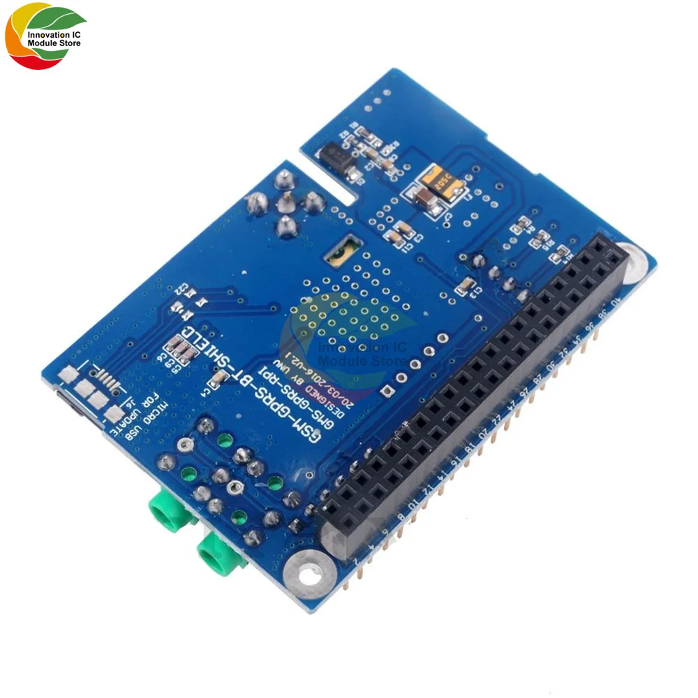 Carte Extension GSM Module GSM/GPRS SIM800C Pour Raspberry Pi - Communication 2G SMS Bluetooth Données Carte Gsm Sms Bluetooth Tuopuone