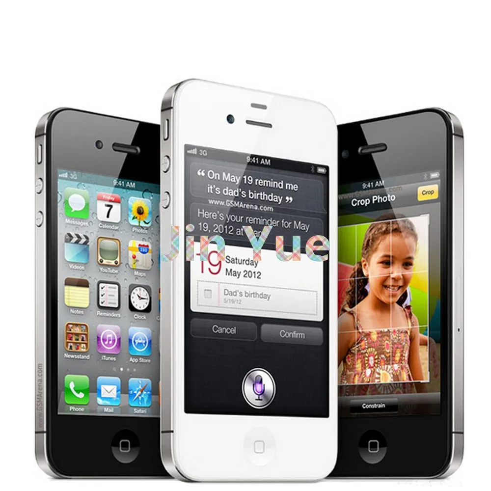 Оригинальный разблокированный телефон Apple iPhone 4S 3G WIFI GPS 8 Мп 1080P 3 5 дюйма IPS x