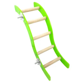 

Birds Pets Parrots Ladders Climbing Toy Hanging Natural Wood Parrot Toys Cage Accessories for Cockatiel Conure Parakeet