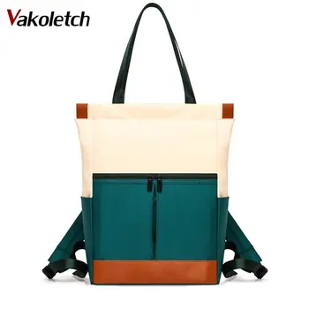 

Women Large Capacity Ladies Hand Double Shoulder Bags Female Bagpack Travel Bolsa Nylon Waterproof 15.6 Laptop Backpack KL668