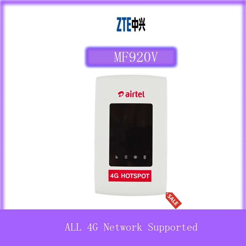 Разблокированный Wi Fi модемный маршрутизатор ZTE MF920V 4G LTE|modem router|wifi modem router4g lte wifi |