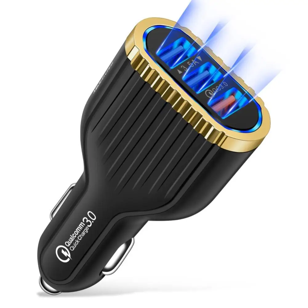 

Universal 3.5A 3 USB Charger Fast Charger Mobile Phone Car Charger For Xiaomi Samsung s10 Huawei iPhone Tablet Camera 