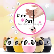 Mini Animal Bluetooth Speaker Portable Wireless Speakers Outdoor Stereo Sound with Powerful Bass for Smart Phone Kids Gift