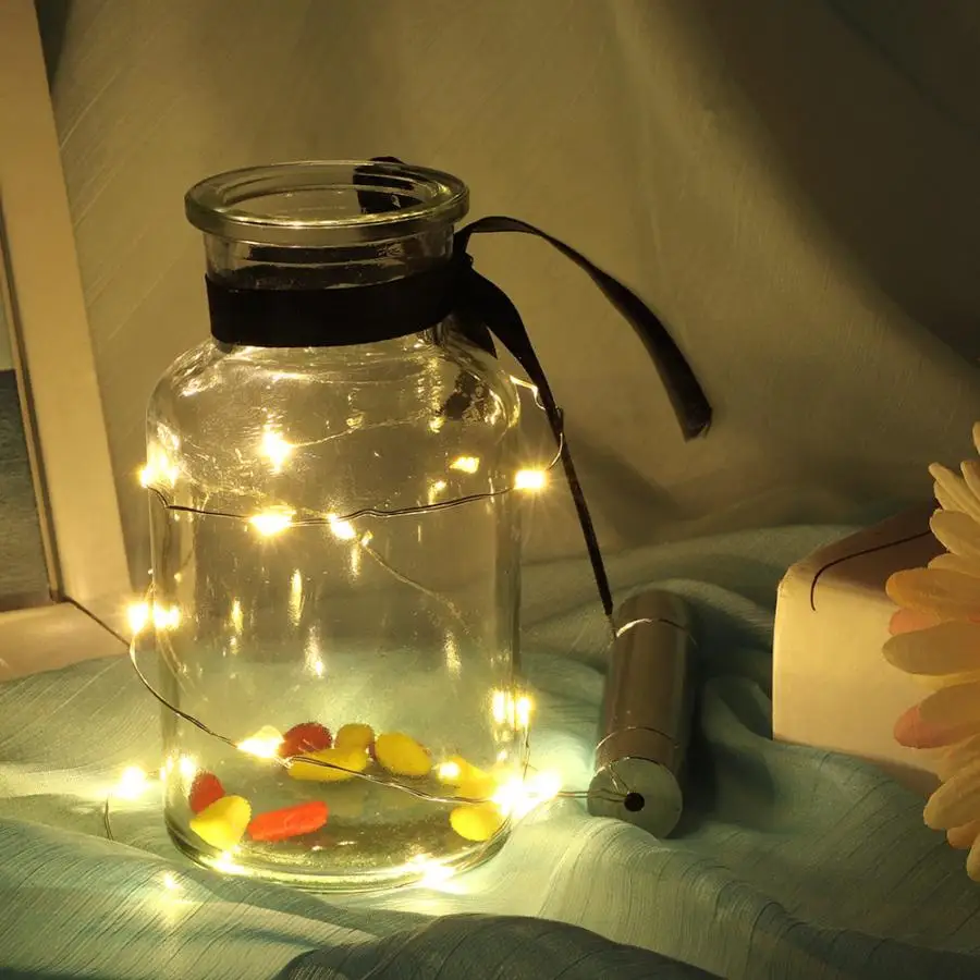 

8Pcs LED Cork String Light Fairy Wine Bottle 15LED Lamp Battery Powered DIY Part Kit For Christmas Party Decoration Light String