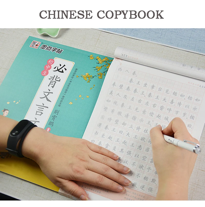 

Chinese Adult Calligraphy Copybook Student School Supplies Art Supplies Automatic Fading Practice Book Reusable Kaishu Copybooks