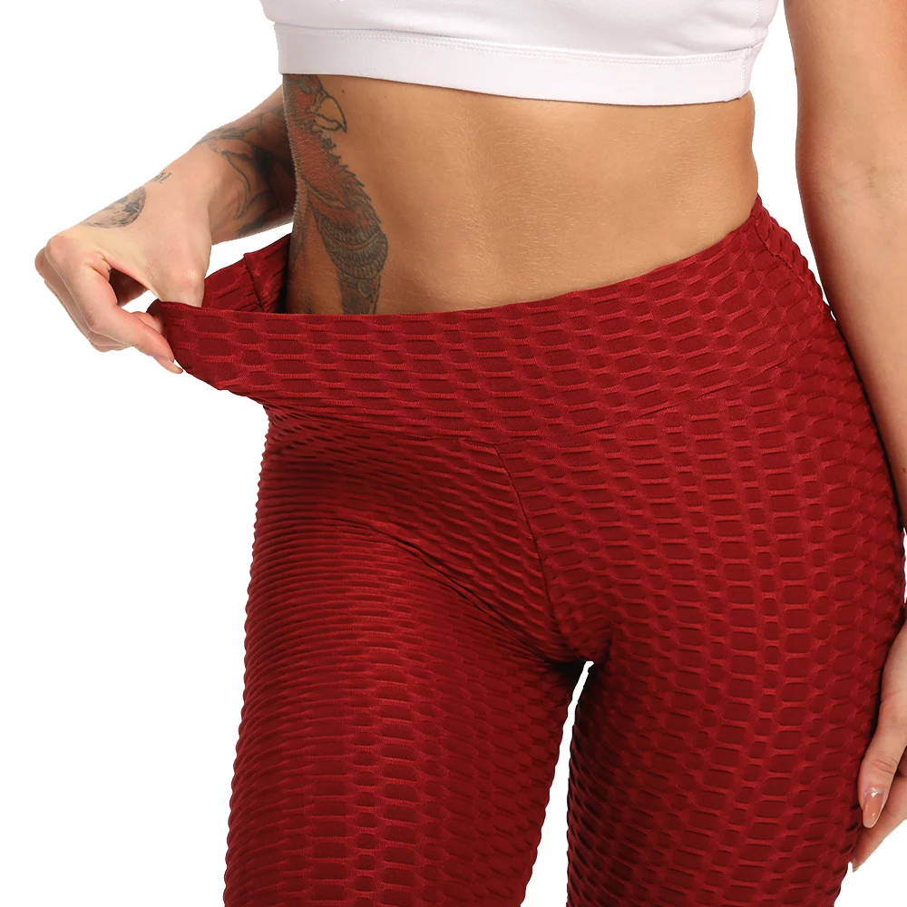 Women Running Sport Yoga Pants Sexy Tight Leggings - Women High