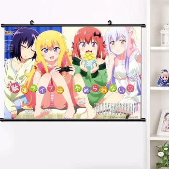 

Anime Gabriel DropOut Tenma Gabriel White Chisaki Tapris Sugarbell Wall Scroll Poster Manga Wall Hanging Poster Home Decoration