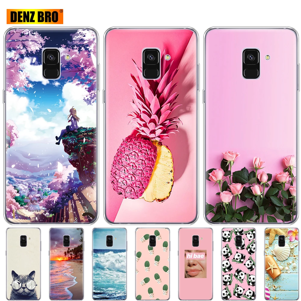 Чехол для Samsung Galaxy A8 2018 A530 A530F силиконовый мягкий ТПУ чехол-накладка Plus A730 A730F