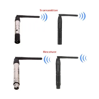 

2.4G ISM Wireless DMX 512 Dfi Controller XLR Receiver Transmitter For Disco DJ Party Bar Stage PAR Moving Head Laser Light