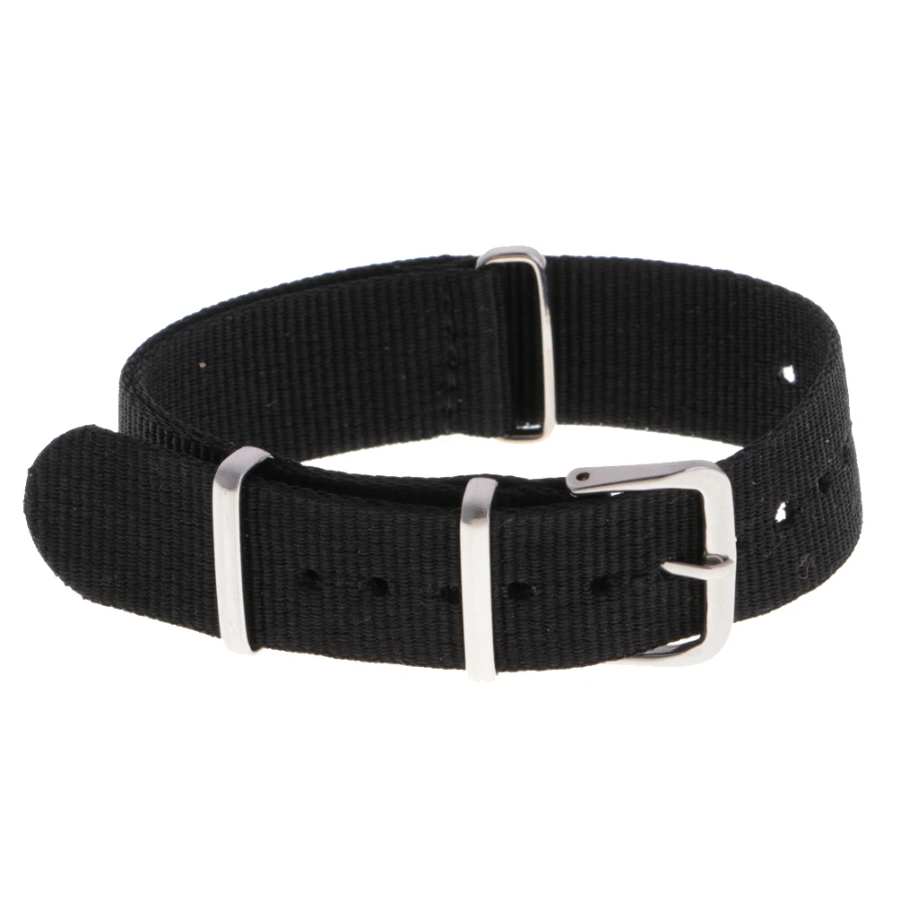 

Durable Nylon Watch Strap Watch Band Stainless Steel Buckle 18mm/20mm/22mm Heavy Duty Buckle