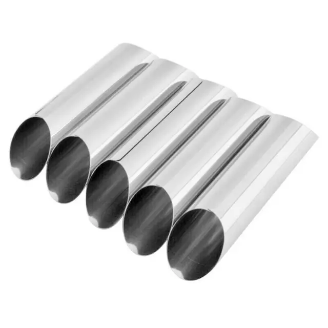 10X Cannoli Forma Krémcsövek Héja Kürt Penész Sütés Tészta Croissant Szerszám Konyhai Kiegészítők - Image 5