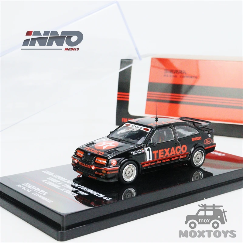 INNO 1:64 FORD SIERRA RS500 COSWORTH #1 TEXACO 1988/1986 Diamont белая литая модель автомобиля | Игрушки и
