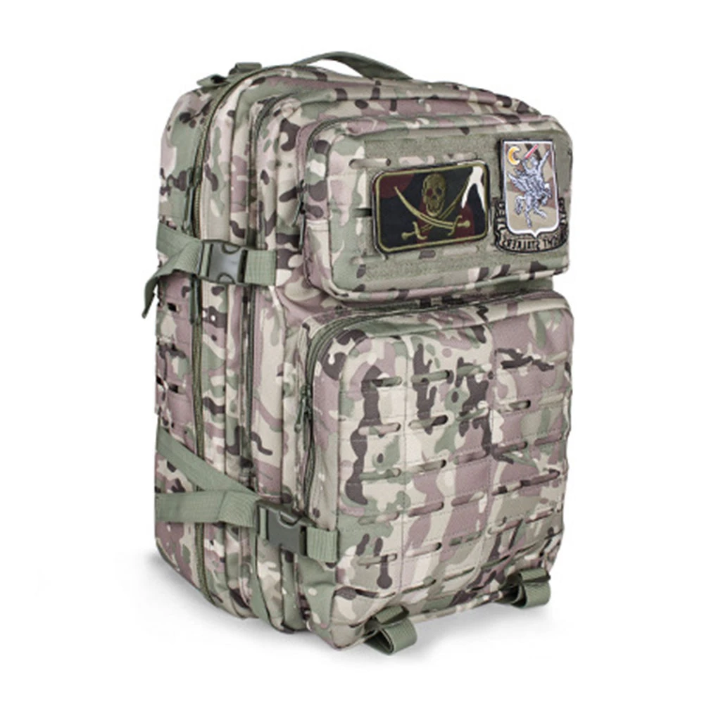45L военный тактический охотничий рюкзак Molle сумка мужская водонепроницаемая камуфляжная лазерная резка страйкбол походный Кемпинг нейлоновый рюкзак - Цвет: CP