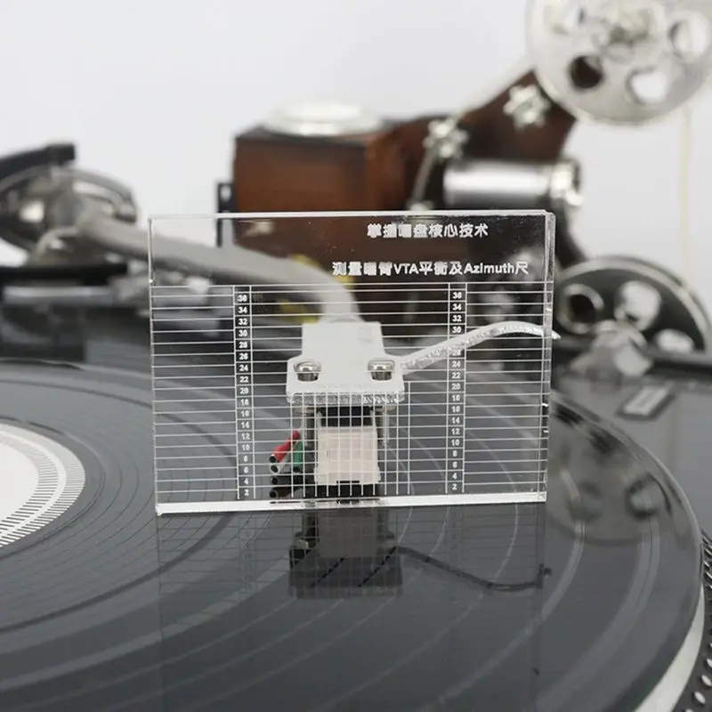 

Vinyl Record Player Measuring Phono Tonearm VTA Balance Cartridge Azimuth Ruler