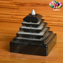 Подарок ладан ручной работы подставка для ладана многослойная башня Лаки Фэн Шуй ладан держатель курильница сандаловое дерево ладан Будда украшения