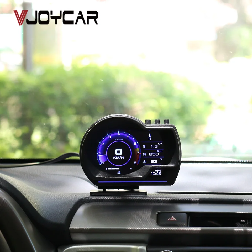 PROD 4001255897120 Vjoycar V60 Newest On-board Computer HUD OBD2 Head
Up Display GPS Speedometer 9 interface display Turbo Coolant Temp OBD
Scanner