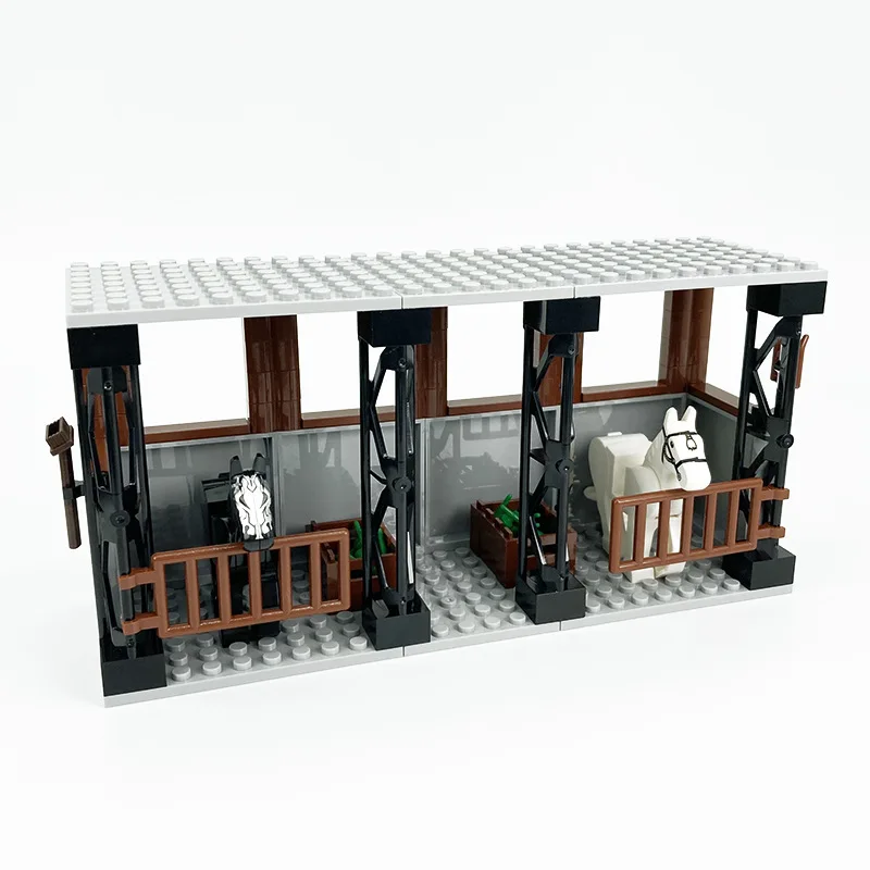Конструктор MOC War Horse стабильный конструктор сделай сам городская ферма