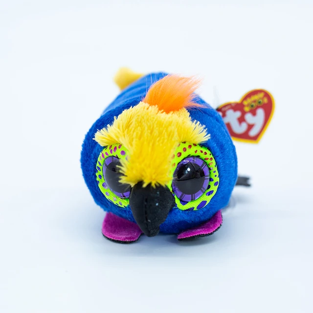 Ty Big Eyes Cute Ragdoll Plush Toy Mobile Phone Screen Wipe Mouse Crocodile Unicorn Owl Collection Doll Boy Girl Birthday Gift Light Yellow