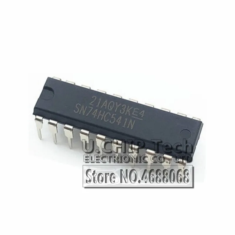 100 шт./лот новый оригинальный SN74HC541N DIP-20 SN74HC541 74HC541 ВОСЬМИШТЫРЬКОВЫЕ буфера и линейные драйверы с 3-выходами