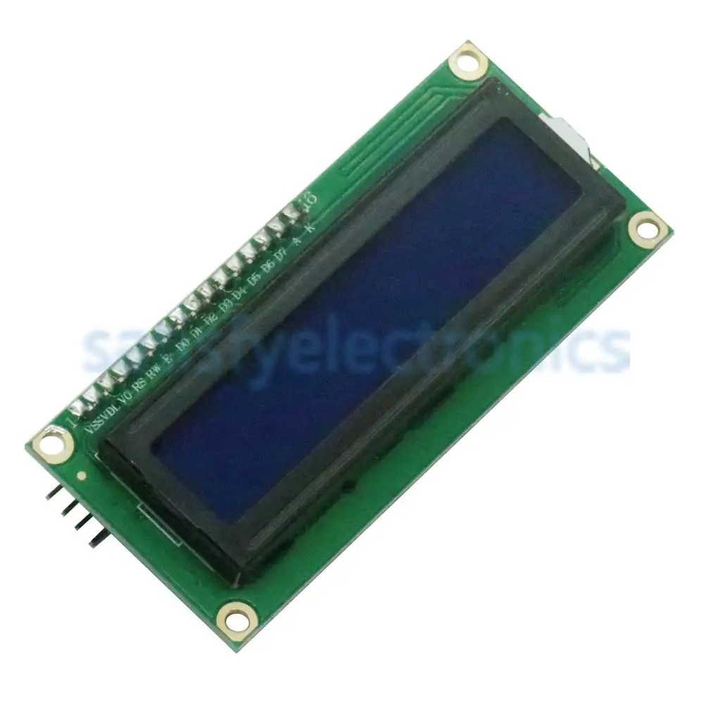 Синий дисплей IIC/I2C/TWI/последовательный интерфейс SPI 1602 16X2 модуль подсветки