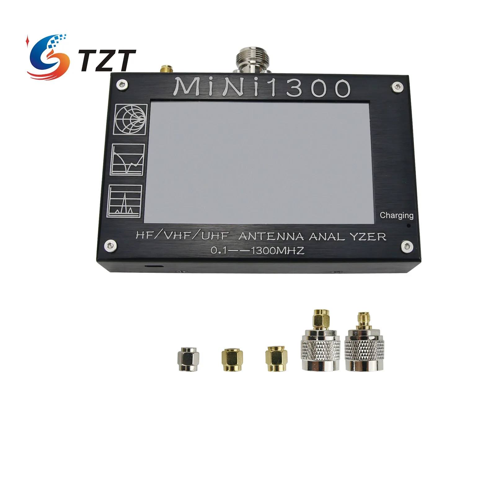 Антенный Анализатор TZT Mini 1300 HF/VHF/UHF 0 1-1300 МГц с 2 4-дюймовым сенсорным ЖК-экраном TFT |