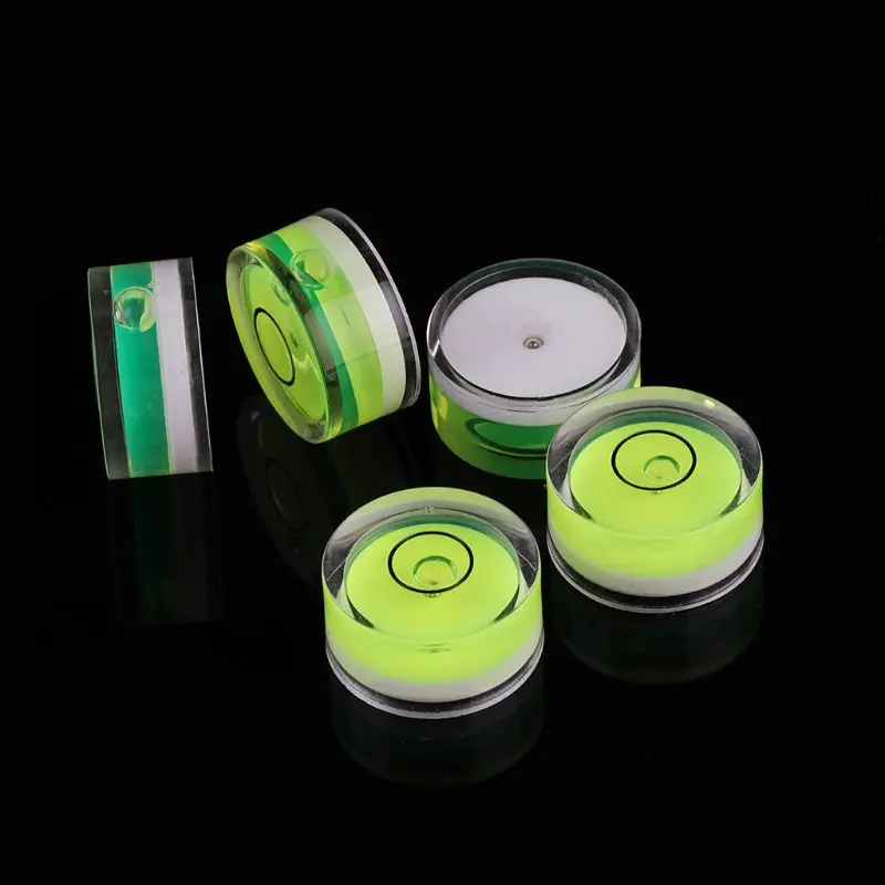 5pcs Round Bubble Level Mini Level Bullseye Measurement Instrument,bubble level,spirit level,portable spirit level