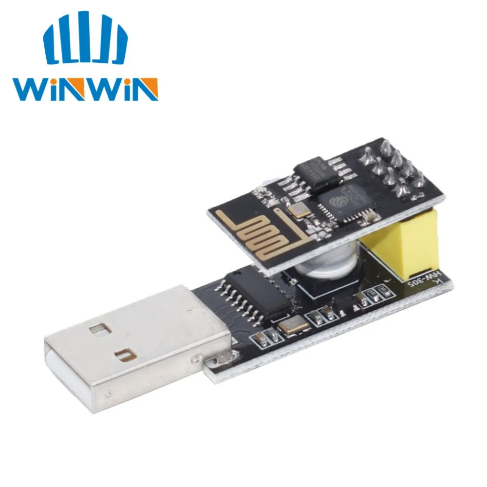 USB к ESP8266 WIFI модуль ESP-01 ESP-01S плата для компьютера телефона Беспроводная связь