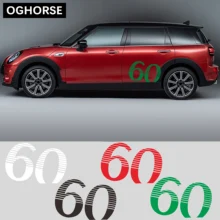 ##Special Price 2X 60th Anniversary Reflective Car Door Side Sticker Body Decal For MINI Cooper Clubman F54 R55 Countryman F60 R60 F55 F56 R56 ##Special Price 2X 60th Anniversary Reflective Car Door Side Sticker Body Decal For MINI Cooper Clubman F54 R55 Countryman F60 R60 F55 F56 R56