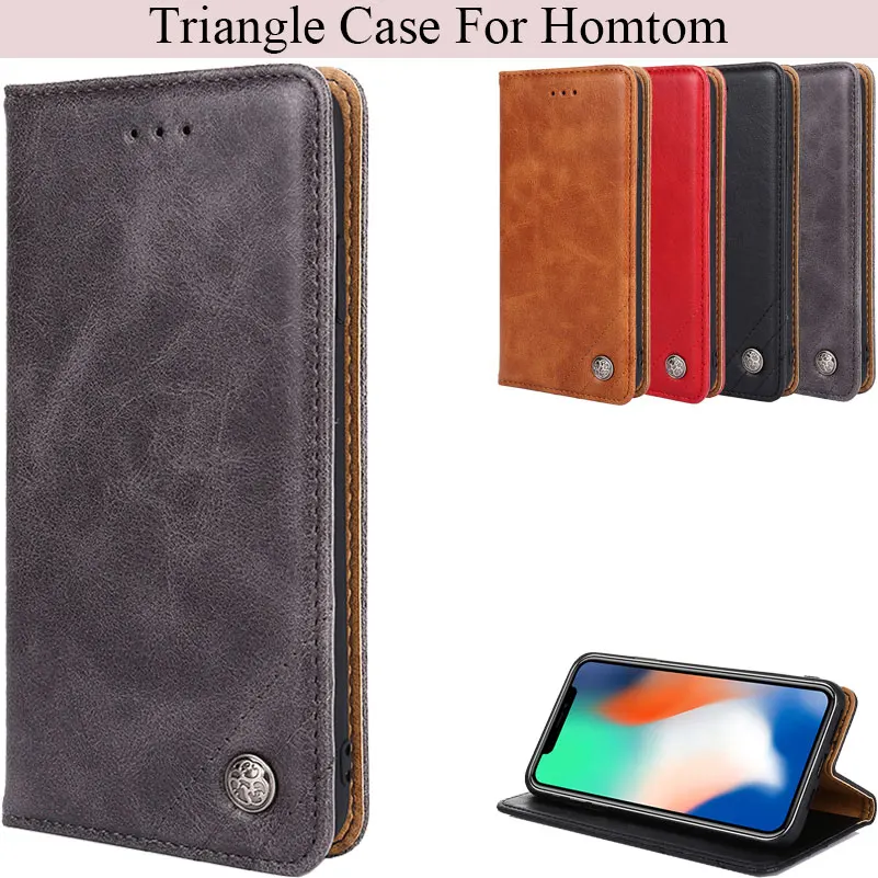Треугольники чехол для телефона из искусственной кожи для HOMTOM «камень, ножницы, бумага» 37 S7 S8 S9 плюс S16