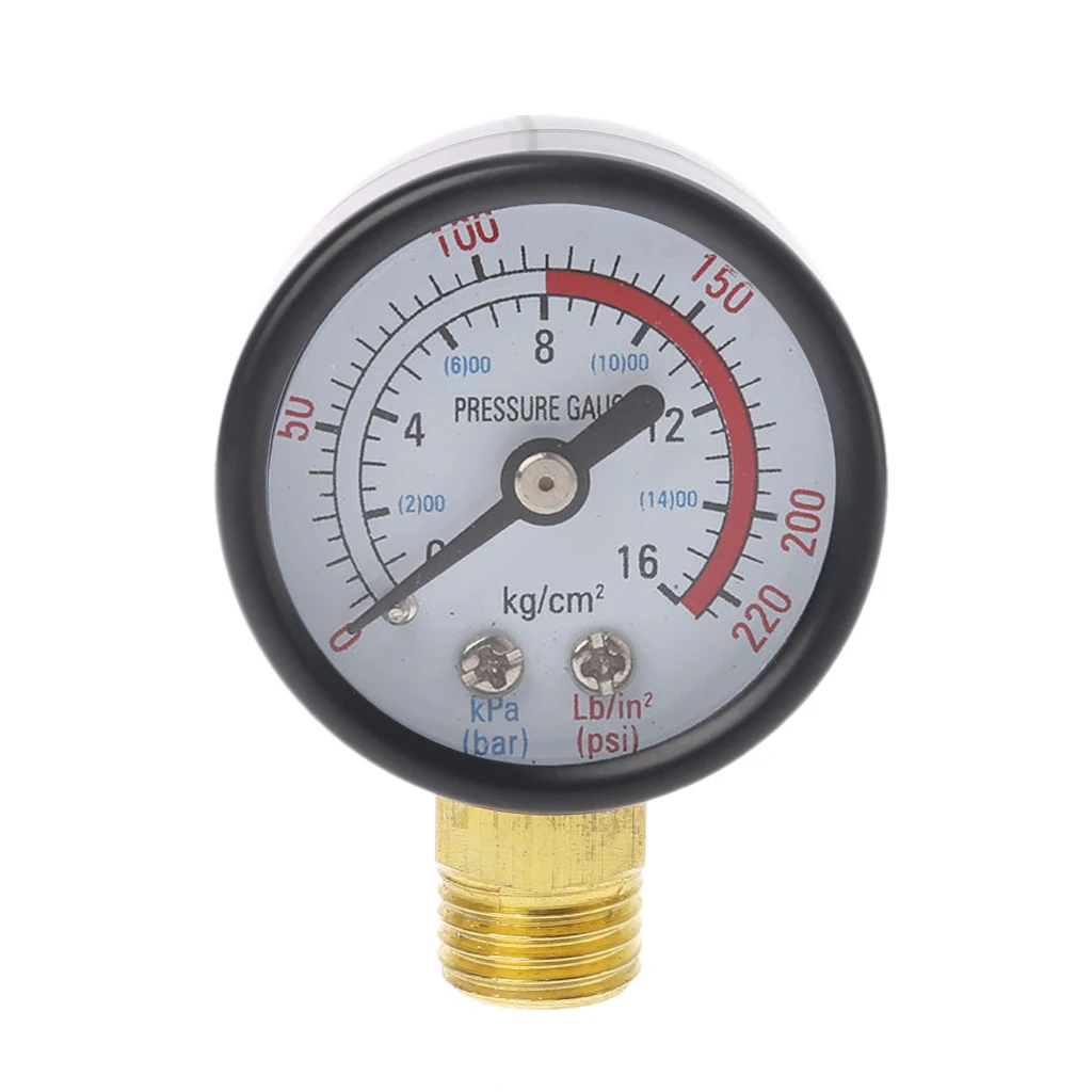 

Dual Scale Economical All Purpose Pressure Gauge with Brass Internals 0-220 PSI/KPa Drop Ship Support
