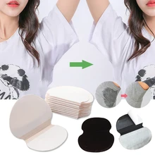 14PCS Disposable Sweat Pads Summer Armpits Stickers Gasket Black/White Cotton Underarm Anti Sweat Absorbing Sticker Guard