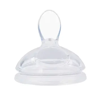 

Soft Silicone Baby Rice Cereal Pacifier Weaning Squeezing Feeding Spoon Kids Gruel Feeder