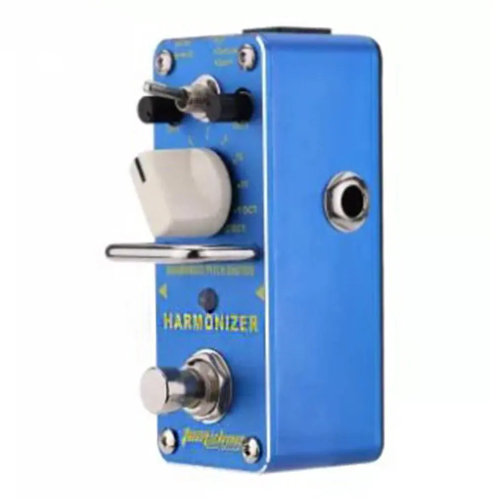 

Harmonizer Harmonist Pitch Shifter Electric Guitar Effect Pedal Mini Single Effect with True Bypass Blue